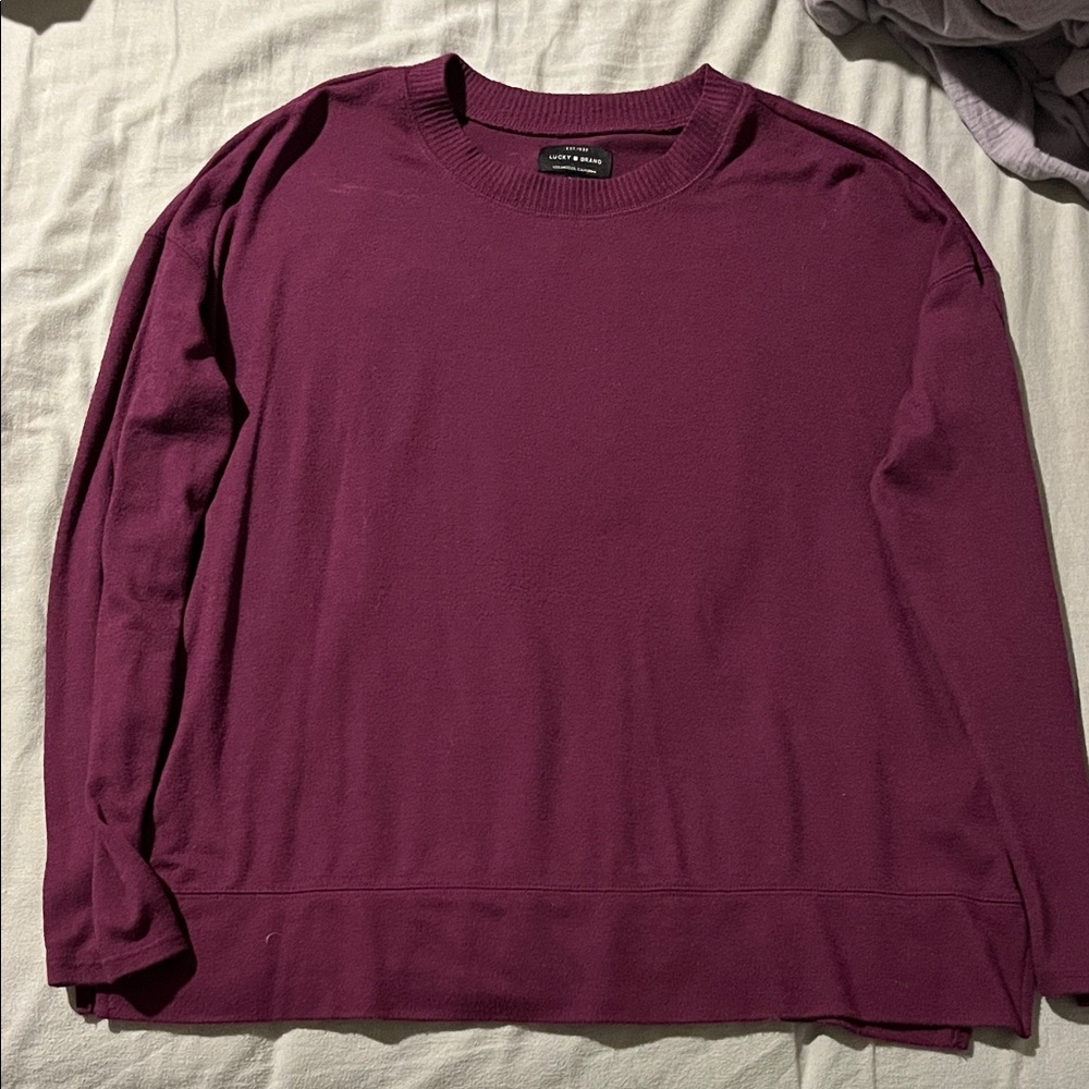 Women’s Lucky Brand Purple Pullover